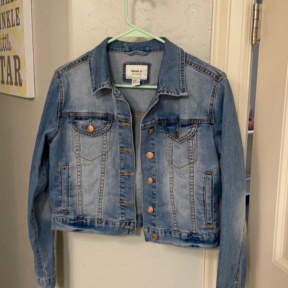 Denim jacket cropped
